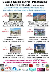 Salon de la Rochelle 2018 "PRIX de L' association en sculpture"